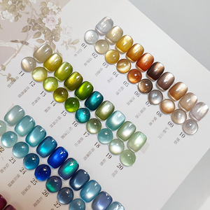 AILANUO – Kit de vernis à ongles gel effet œil de chat 50 couleurs nude, longue tenue, sans HEMA, sans TPO, non toxique, gel UV, vente en gros - Product Image 3