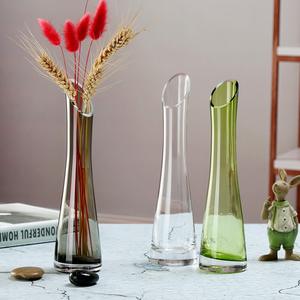 Moderno Trasparente O <span class=keywords><strong>Colorato</strong></span> Alto Sottile Singolo Fiore di <span class=keywords><strong>Vetro</strong></span> Vaso di Nozze <span class=keywords><strong>Centrotavola</strong></span> - Product Image 3