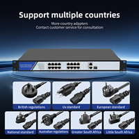 Commutateur PoE Gigabit non géré Tshield 16 ports, montage en rack, 10/100/1000 Mbps, 38 Gbps avec SFP pour réseau CCTV, en stock