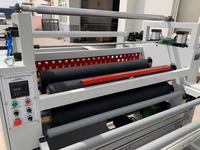 Machine automatique d'application de film, type presse à double rouleau, pour la protection des surfaces de planches en bois, ligne de laminage de film