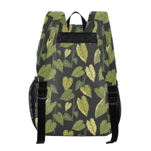 Hawaiian Kalo Design See Through Bookbags Custom Logo Transparent Student <b>Small</b> Kids <b>Backpack</b> Pvc School Bag for Children - Product Image 3