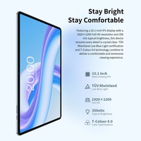 Tablette PC Teclast M50 Plus 4G LTE originale 6 Go + 128 Go Double SIM Batterie 7000mAh Android 14 Double Caméra 10.1 pouces