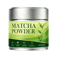 OEM A-7A EU NOP Matcha biologique de qualité cérémonielle, emballage en boîte de 30g, échantillons de matcha premium, poudre de thé vert matcha, prix