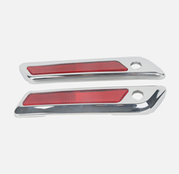Nouvelles protections de charnières de sacoches arrière en plastique chromé avec garantie d'un an pour Touring Road King Road Street Glide 2014-2024