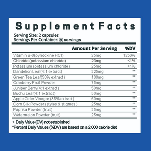 Capsules OEM Water Away soutiennent l’équilibre hydrique, réduisent les ballonnements, <span class=keywords><strong>diurétique</strong></span> végétal, marque privée - Product Image 4