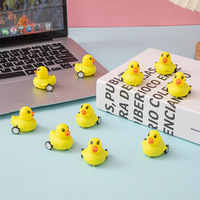 Canard jaune retirer éducatif en plastique jouet voitures pour enfants tout-petits garçons filles en vrac classe fête faveurs pâques saint valentin