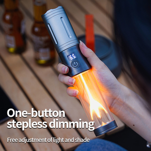 Lanterne de camping jaune filament de tungstène 360 ° lumière d'ambiance 2500mAh aimant zoomable torche USB fête festival lampe de poche - Product Image 5