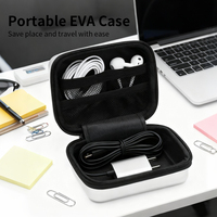 Offre Spéciale ABS 12*8.5*6cm petits accessoires électroniques numériques stockage EVA boîte haute qualité robuste et Durable écouteurs EVA étui