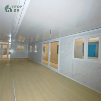 Case Modulari Antiuragano, Casa Container Espandibile 40ft CE SAA UL, Case Prefabbricate, Villa Moderna 5 Camere da Letto Personalizzabile