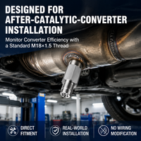 Nouveau convertisseur catalytique miniature M18*1.5 de haute qualité, capteur d'oxygène, pièce moteur, ajustement universel, garantie 1 an