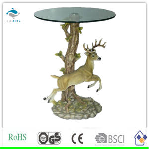 <b>Resin</b> Patio/garden <b>Coffee</b> <b>Table</b> Deer - Product Image 1