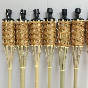 Factory Supply 1.5M Bamboo Tiki Torch