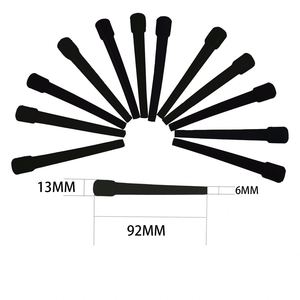 Embouts buccaux jetables noirs de haute qualité pour chicha, 92 mm, fabriqués en usine - Product Image 2