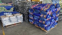 Usine moins cher prix atamfa polyester tissu tissu imprimé africain tissu bazin riche avec de l'or