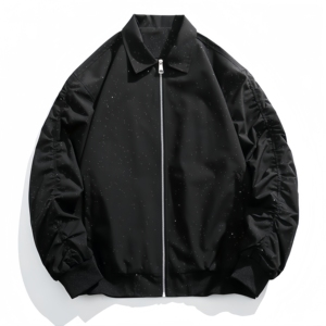 <span class=keywords><strong>Giacca</strong></span> da Baseball da Uomo 2026 alla Moda, Tinta Unita, Sportiva, con Cerniera, Vestibilità Ampia, Casual - Product Image 2