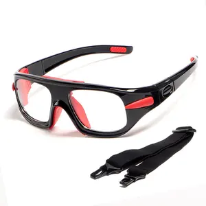 Best Price Adult Ball Sports Eyewear Black Frame Football Goggles Protect Eyes Basketball Glasses
