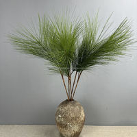 Ranting Pinus Buatan B-437, Ranting Pinus Panjang Berduri, Ranting Pinus Natal Pernikahan, Ranting Pinus Cypress Plastik Buatan