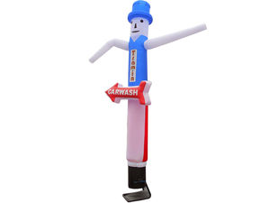 Açık promosyon reklam şişme dans karikatür araba yıkama adam gökyüzü tüp adam oto tamir dükkanı için - Product Image 4
