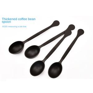 Cuchara Medidora Redonda Profunda de Plástico PP DFM01 de 10ml y 8ml para Cocina, Tienda de Té con Leche, Cafetería, Restaurante, Polvo de Frutas, Capacidad de 8g y 10g - Product Image 1