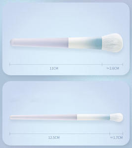 Juego de 10 Brochas de Maquillaje Portátiles con Descuento, Brochas para Corrector, Cejas, Cabello, Sombra de Ojos, Polvo Suelto, Rubor - Product Image 5