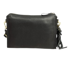 Modern Black Crossbody Bag Crafted from Premium Leather Women Stylish <b>Shoulder</b> Handbag Adjustable <b>Strap</b> Everyday Fashion - Product Image 2