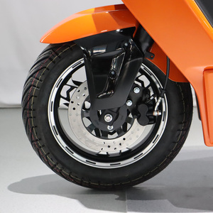 Special Design Electric Streetbikes <b>12</b> Inches 120-<b>70</b>-<b>12</b> Tire Full Suspension CKD Price Electric Scooter Electric Moped for Sale - Product Image 5