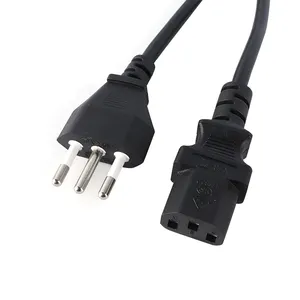 IEC60320 C13 IMQ Italy 3 pin ac power cord, power supply cord