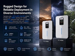 เครื่องกำเนิดไฟฟ้าพลังงานแสงอาทิตย์แบบออลอินวัน LiFePO4 ขนาด 2000Wh-4000Wh พร้อมระบบสำรองไฟ AC 10ms UPS สำหรับบ้านแบบไฮบริด กำลังไฟ 2-4KW ติดผนัง ป้องกันน้ำและฝุ่นระดับ IP54 - Product Image 6