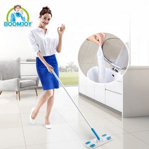 Balai de <span class=keywords><strong>sol</strong></span> nettoyant vadrouille sèche et humide pour nettoyer les planchers de bois franc linoléum de bois scellé, comprend: 1 vadrouille, 25 tampons jetables - Product Image 3