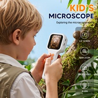 Mikroskop Genggam Anak Inskam 392 Mikroskop Digital 2MP Lensa Kamera 500X untuk Mainan Eksplorasi Alam