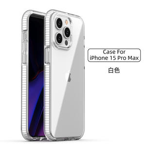 TPE TPU Flexible 2 en 1 Doux Antichoc Air Coin Pour iPhone 15 Pro <span class=keywords><strong>Max</strong></span> <span class=keywords><strong>Caver</strong></span> Pour iPhone 15 Pro - Product Image 5