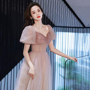 Vestidos de Noche Largos y Elegantes de Estilo Francés, Nuevo Estilo <span class=keywords><strong>2022</strong></span> - Product Image 4