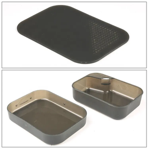 Hot Bán thiết lập dao kéo di động gấp thực phẩm nhựa Hộp Ăn Trưa cắm trại lộn xộn tin dao muỗng nĩa đồ ăn ngoài trời đi du lịch - Product Image 6