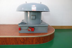 Ventilateur de ventilation monté sur le toit à flux axial d'échappement de fumée de cheminée en acier au carbone FRP - Product Image 3