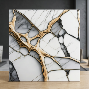 กระเบื้องปูพื้นเซรามิกสีขาวขนาด 40x40 ซม. กันลื่น ทนทาน สำหรับจอดรถ ตกแต่ง สวยงาม - Product Image 3