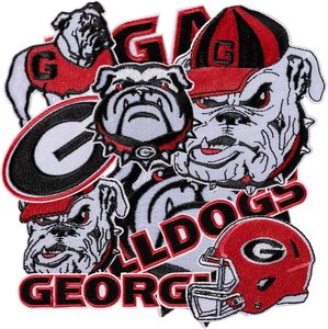 2025 Georgia Texas Michigan New Design American Football Teams Iron on Patch Custom Nfl Embroidery Patches for Clothing - Product Image 5