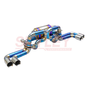 Ferrari F360 için titanyum egzoz sistemi susturucu vanalar Catback egzoz iniş borusu performans parçaları ile 2000-2005 3.6 V8 - Product Image 4