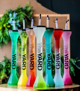 700ml/1000ml Récipients en plastique à long cou Cocteles Las Vegas <span class=keywords><strong>Tasse</strong></span> en plastique Dispos Slushy Boissons infusées aux fruits Slash Cup pour événement - Product Image 5