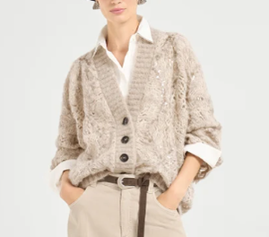 Cárdigan Bordado Estilo Dinero Antiguo Personalizado, Gran Venta 2026 |   Abrigo de Punto Cálido de Invierno, Mezcla de <span class=keywords><strong>Lana</strong></span> de Mohair - Product Image 5