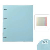 Carpeta Perforada, Carcasa Desmontable, Transparente Personalizada, una Herramienta de Almacenamiento Perfecta para Materiales, Exámenes y Documentos