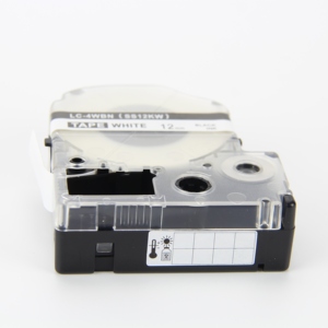 Remplacement d'étiquettes pour cartouches d'étiquettes Epson LK-4WBN (SS12KW) 1/2 pouce standard LK (LC) noir sur blanc pour Epson LabelWorks - Product Image 4