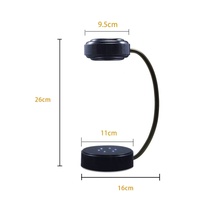 Support de Présentation Rotatif à Lévitation Magnétique avec Lumière LED, Mini Porte-Casque de Football Américain pour Décoration de Bureau
