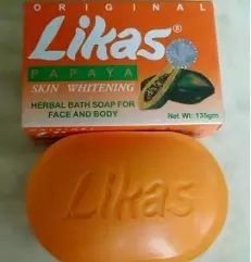 <span class=keywords><strong>Likas</strong></span> <span class=keywords><strong>Savon</strong></span> jaune papaye blanchissant à l'huile d'olive biologique - Product Image 6