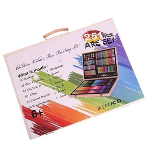 251 pièces chic double face écriture maternelle Art <span class=keywords><strong>marqueurs</strong></span> ensemble Non toxique aquarelle stylo couleur plomb peinture papeterie cadeau pour - Product Image 2