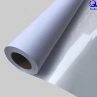 Vente chaude Affiche Matériel Usine Directe 180gsm Éco-Solvant Auto-Adhésif Mat PP Papier Blanc Rouleau pour Impression Numérique