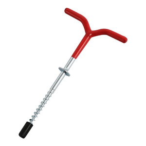 Kit d'ancrage robuste en acier pour abri de pêche sur glace, adaptateur de perceuse pour piquets de tente de glace robustes - Product Image 1