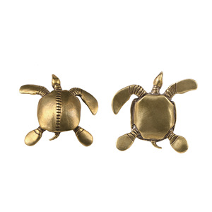 Ornamento in rame fuso a forma di tartaruga marina antica <span class=keywords><strong>cinese</strong></span>, stile antico e di carattere nazionale, tartaruga della fortuna, accessorio <span class=keywords><strong>da</strong></span> tè per ufficio, per il commercio transfrontaliero - Product Image 6