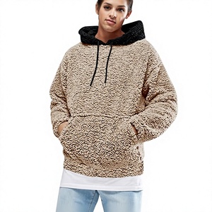 Men's Sherpa Fleece Hoodie Winter Warm <b>Teddy</b> Pullover Sweatshirt Custom Men's <b>Teddy</b> Fleece Hoodie Oversized Sherpa Sweatshirt - Product Image 1