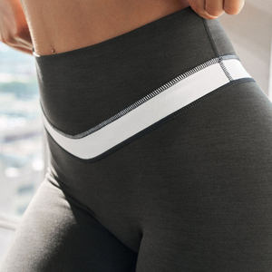 Double pantalon de yoga en forme de V à séchage rapide personnalisé pantalon moulant de fitness vêtements de sport leggings de yoga pour femmes avec levage de grosses fesses - Product Image 4