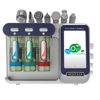 Equipo Profesional de Hidrodermoabrasión de Escritorio MB-3, Limpieza Facial con H2O2 8 en 1, Máquina de Microburbujas de Hidrógeno, Enchufe EU, UK, IT